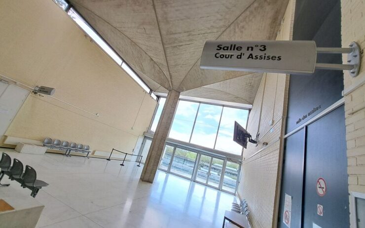 Photographie d’archives illustrant la cour criminelle de l’Essonne.