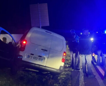 Photo de la gendarmerie du Rhône sur la course-poursuite du 27 octobre 2026