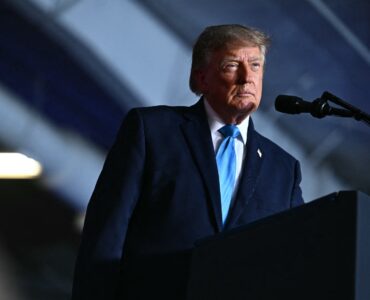 Donald Trump lors d'un meeting aux États-Unis, le 5 octobre 2026