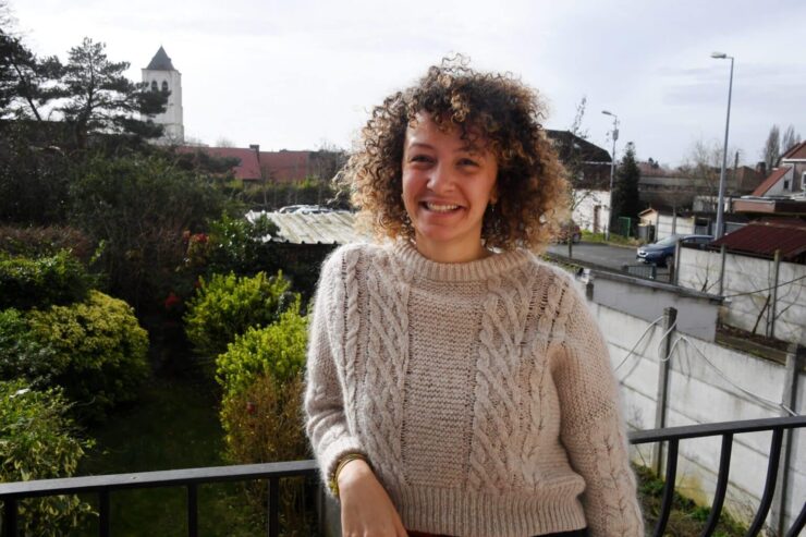 Portrait de Bettina Zourli, photographiée en mars 2024