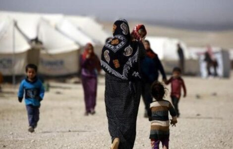 Camp de réfugiés en Syrie, photographie d’illustration publiée par La Dépêche du Midi