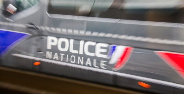 Véhicule de police, illustration de l'incident au lycée Condorcet de Forbach