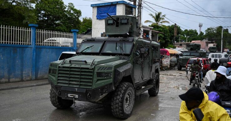 Forces spéciales salvadoriennes déployées à Port-au-Prince en Haïti le 26 octobre 2026, Clarens Siffroy AFP