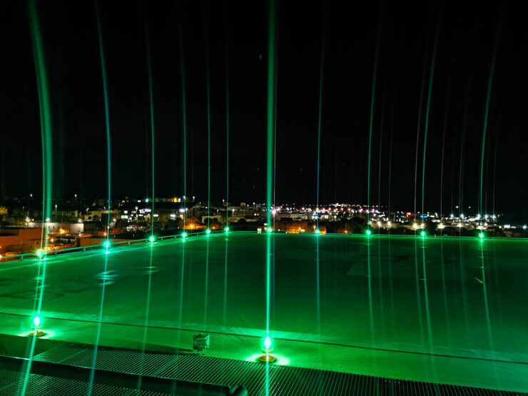 Hélistation du centre hospitalier de Béziers, photographie d'illustration