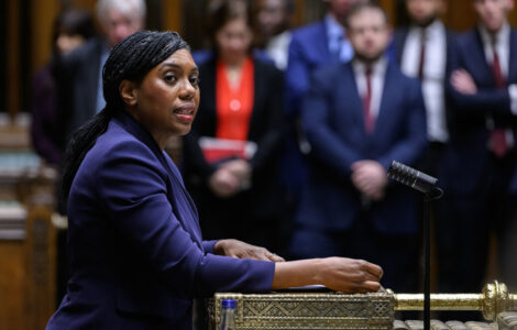 Kemi Badenoch s'exprime à la Chambre des communes, photographie d'archives House of Commons.