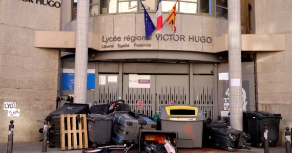Lycée Victor-Hugo à Marseille, reportage de France 3 Provence-Alpes du 9 octobre 2026