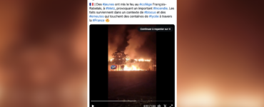 Incendie au collège François-Rabelais à Metz