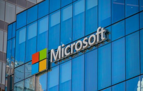 Façade de Microsoft, photographie jewhyte publiée par La Dépêche