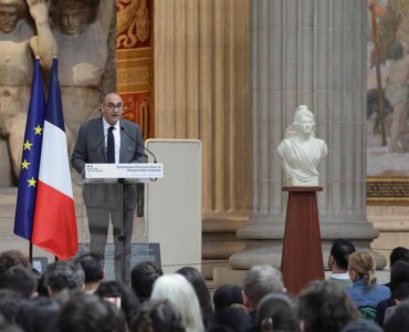 Cérémonie au Panthéon avec le ministre de l'Intérieur