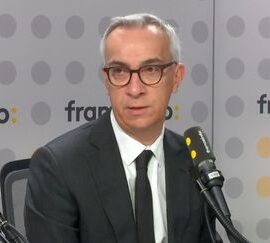 Olivier Christen, procureur national antiterroriste, lors d’une interview sur Franceinfo