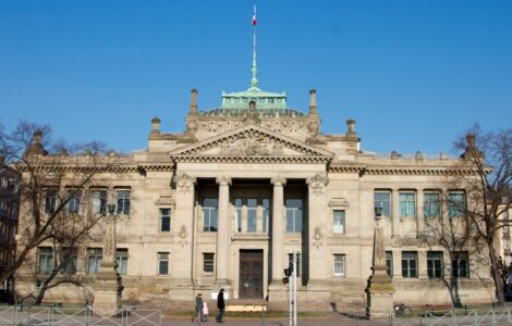 Palais de justice de Strasbourg, photographie d'illustration