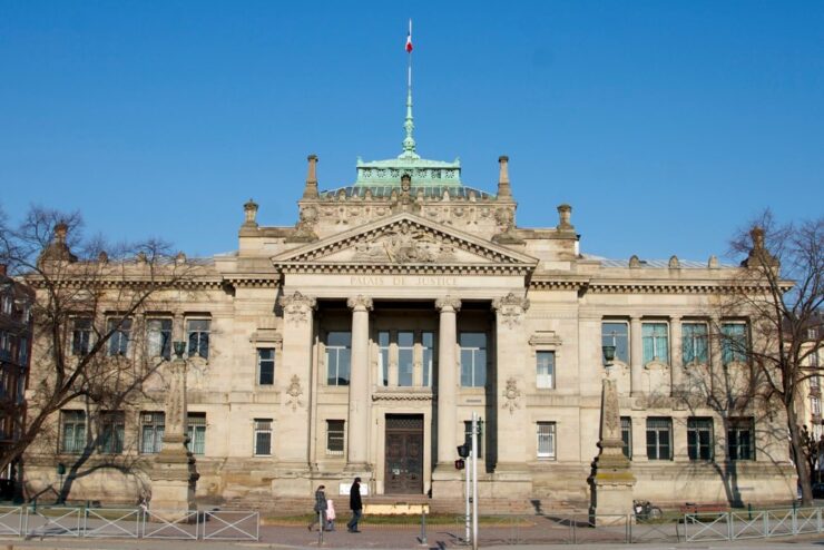 Palais de justice de Strasbourg, photographie d'illustration