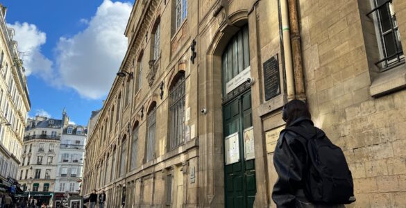 Le collège Yvonne-Le-Tac, dans le XVIIIe arrondissement de Paris, photographié en octobre 2026.