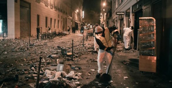 Commerce endommagé après les pillages du 17 octobre 2026 à Paris, photo Le Monde