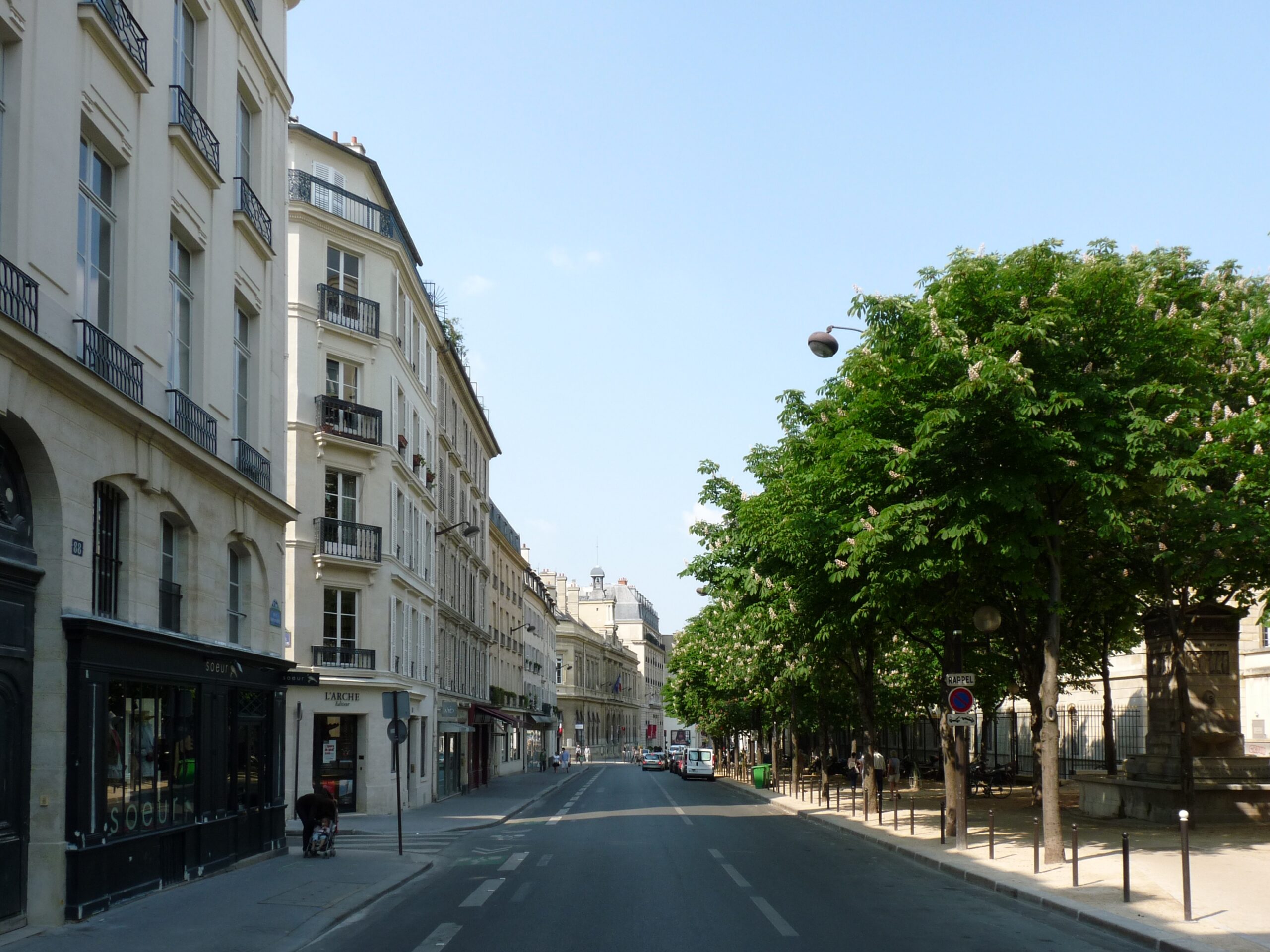 Rue Bonaparte dans le 6e arrondissement de Paris, photographie d’illustration