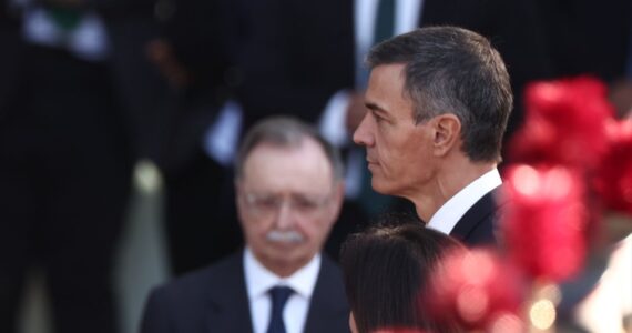 Pedro Sánchez lors de la fête nationale espagnole