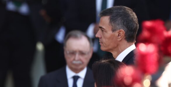 Pedro Sánchez lors de la fête nationale espagnole
