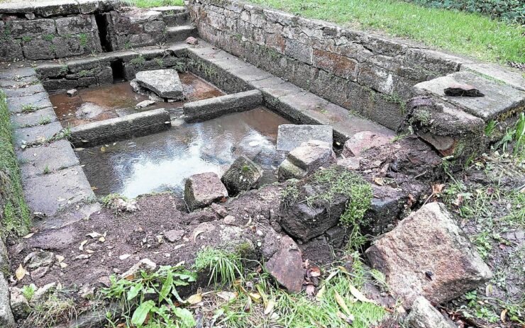Lavoir du XVIIIe siècle vandalisé à Plogonnec