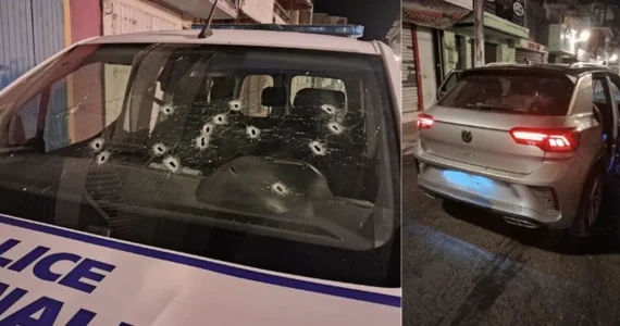 Véhicule de police visé par des tirs à Pointe-à-Pitre dans la nuit du 8 au 9 octobre 2026