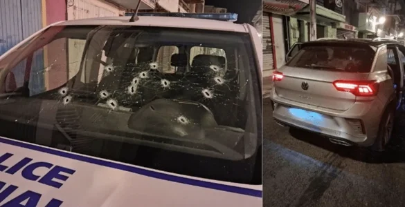 Véhicule de police visé par des tirs à Pointe-à-Pitre dans la nuit du 8 au 9 octobre 2026