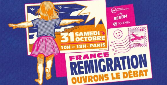 Affiche officielle du colloque « Remigration : ouvrons le débat » le 31 octobre 2026