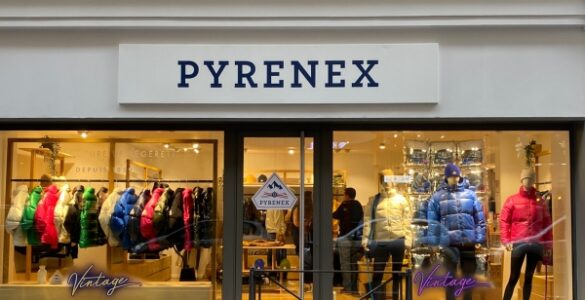 Façade de la boutique Pyrenex au 36 rue de Brest à Lyon, photographiée avant les pillages du 17 octobre 2026. Crédit : Pyrenex.