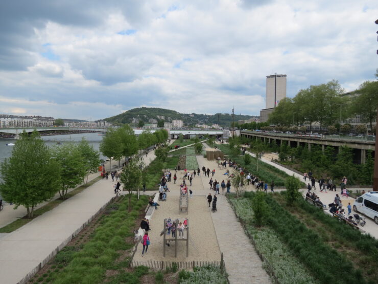 Le quai Cavelier-de-La-Salle à Rouen, photographié en 2018