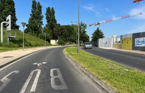 Rue Paul-Cézanne à Aulnay-sous-Bois