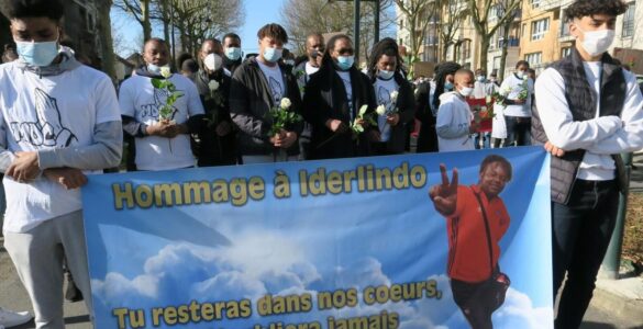 Marche blanche à Saint-Thibault-des-Vignes en mémoire d'Iderlindo
