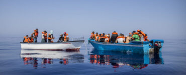 Embarcation utilisée sur la route migratoire entre l'Algérie et la Sardaigne