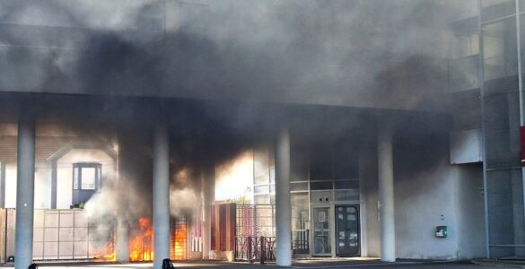 Lycée Jean-Dupuy à Tarbes après les violences