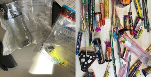 Cocktails Molotov, couteaux et mortiers saisis lors des blocages lycéens à Toulouse