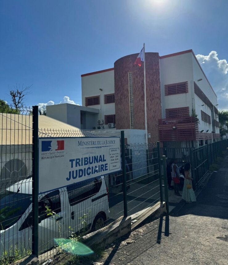 Tribunal judiciaire de Mamoudzou à Mayotte, photographie d'archive de 2024
