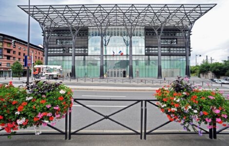 La façade du tribunal judiciaire de Melun