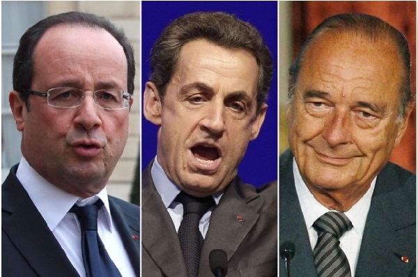 Chirac Sarkozy Hollande